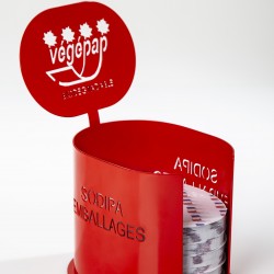 Distributeurs ovales de steak | papier emballage alimentaire